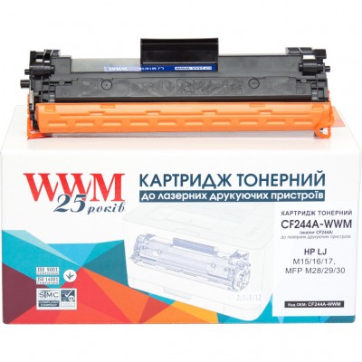 Картридж HP LJ M15/16/17, MFP M28/29/30/CF244A Black (CF244A-WWM) WWM