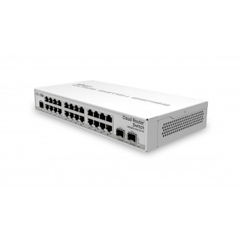 Комутатор MikroTik CRS326-24G-2S+IN (24x1G, 2xSFP+, L3, настольный)