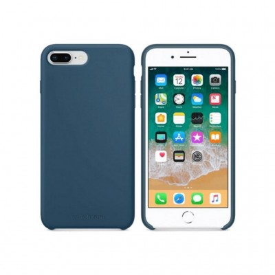 Чехол Apple iPhone 7 Plus/8 Plus Silicone Blue (MCS-AI7P/8PBL) MakeFuture