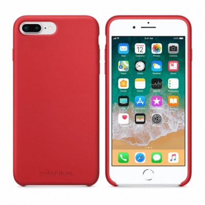 Чехол Apple iPhone 7 Plus/8 Plus Silicone Red (MCS-AI7P/8PRD) MakeFuture