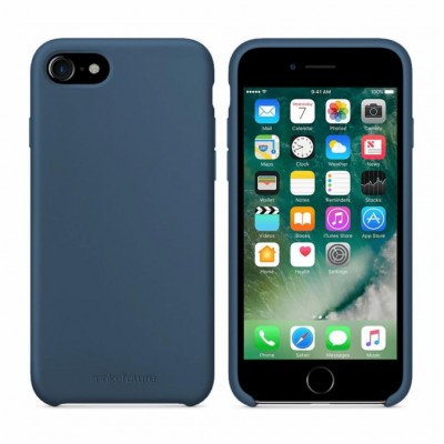Чехол Apple iPhone 7/8 Silicone Blue (MCS-AI7/8BL) MakeFuture