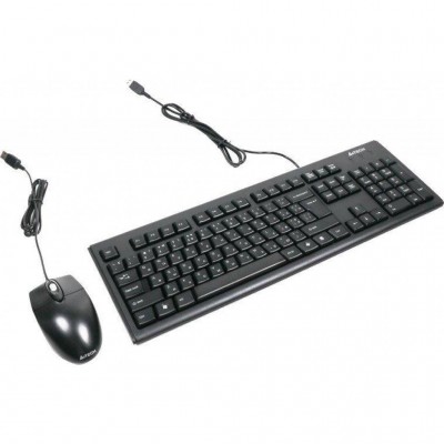 Комплект (клавіатура, миша) A4tech KRS-8372 USB Black