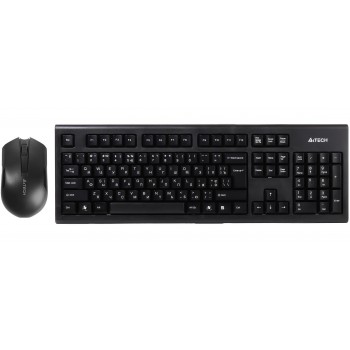 Комплект (клавіатура, миша) беспроводной A4Tech 3000N Black USB