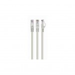 Патч-корд UTP Cablexpert (PP6U-15M) литой, 50u штекер с защелкой, 15м, сірий