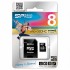 Карта пам'яті Silicon Power MicroSDHC 8GB Class 10 +SD adapter (SP008GBSTH010V10-SP)