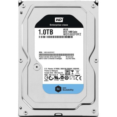 Жорсткий диск 1Tb  Western Digital lSe < WD1002F9YZ > 3.5" 7200rpm 128Mb 	800 тыс. часов 