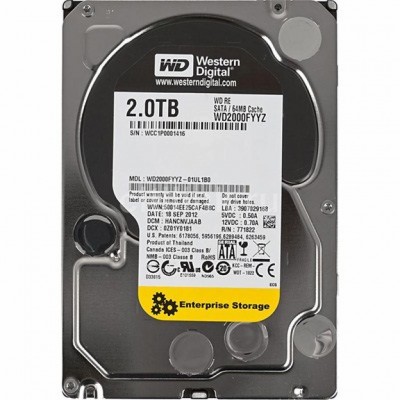 Жорсткий диск 2Tb  WD, 64Mb RE-4 (WD2000FYYZ), Надежный