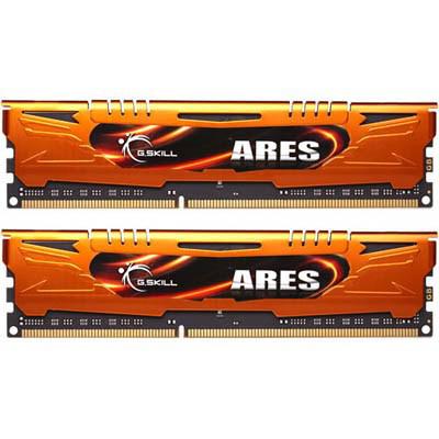 Пам'ять DDR3 16GB (2x8GB) 1600 MHz G.Skill (F3-1600C10D-16GAO) 1600 MHz, PC3-12800, CL10, ARES LP series Orange, 2 планки F31600C10D16GAO