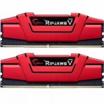 Пам'ять DDR4 8GB (2x4GB) 2400 MHz RIPJAWS V RED G.Skill (F4-2400C17D-8GVR)