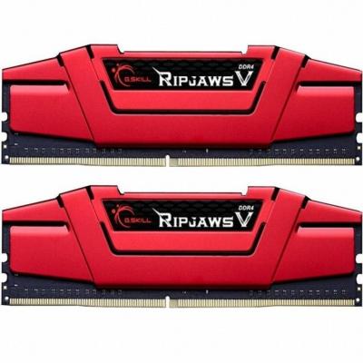 Пам'ять DDR4 8GB (2x4GB) 2400 MHz RIPJAWS V RED G.Skill (F4-2400C17D-8GVR)