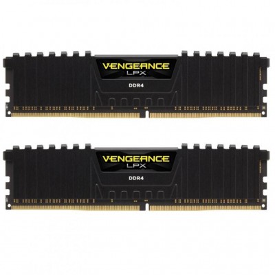 Пам'ять DDR4 8GB (2x4GB) 3000 MHz Vengeance LPX black CORSAIR (CMK8GX4M2C3000C16)
