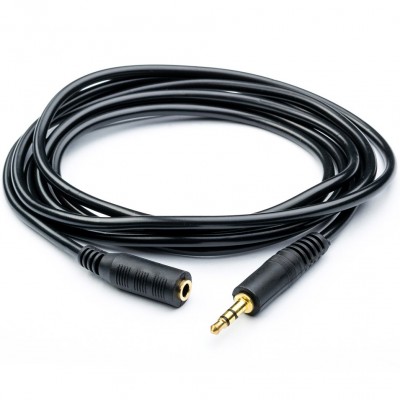Аудио-кабель (jack 3.5мм-M/jack 3.5мм-F)  Atcom (11056) mini-jack 3.5мм(M)-mini-jack 3.5мм(F), 7.5м, пакет