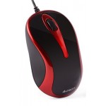 Миша A4Tech N-350-2 красно-черная USB V-Track