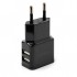 Зарядний пристрій Vinga 2 Port USB Wall Charger 2.1A (VCPWCH2USB2ABK) адаптер, мережа, для mp3/mp4-п