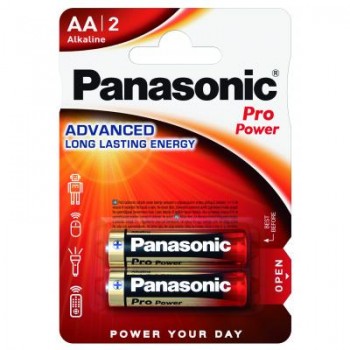 Батарейка AA Panasonic PRO POWER AA BLI 2 ALKALINE