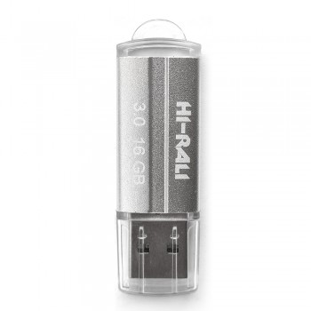 USB флеш 3.0 16GB Hi-Rali Corsair Series Silver (HI-16GB3CORSL)