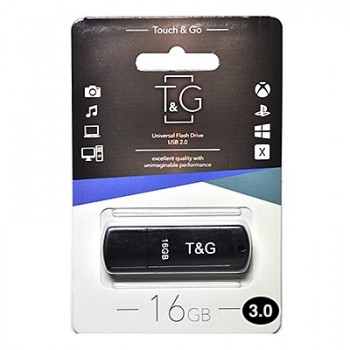 USB флеш 3.0 16GB T&G 011 Classic Series Black (TG011-16GB3BK)
