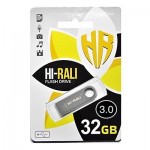 USB флеш 3.0 32GB Hi-Rali Shuttle Series Silver (HI-32GB3SHSL)