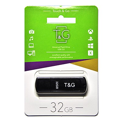 USB флеш 3.0 32GB T&G 011 Classic Series Black (TG011-32GB3BK)
