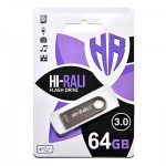 USB флеш 3.0 64GB Hi-Rali Shuttle Series Silver (HI-64GB3SHSL)