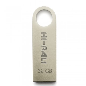 USB флеш 32GB Hi-Rali Shuttle Series Silver (HI-32GBSHSL)