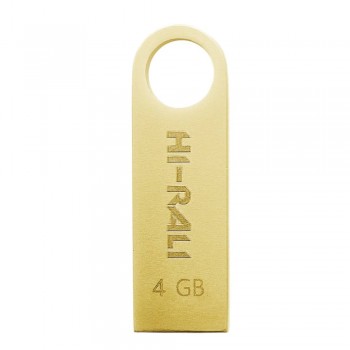 USB флеш 4GB Hi-Rali Shuttle Series Gold (HI-4GBSHGD)