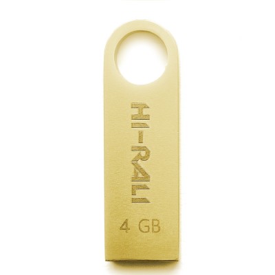 USB флеш 4GB Hi-Rali Shuttle Series Gold (HI-4GBSHGD)