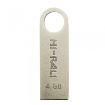 USB флеш 4GB Hi-Rali Shuttle Series Silver (HI-4GBSHSL)