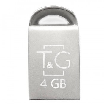 USB флеш 4GB T&G 107 Metal Series Silver (TG107-4G)