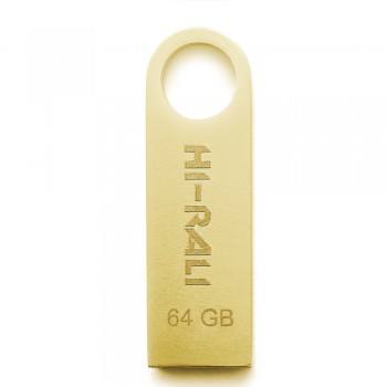 USB флеш 64GB Hi-Rali Shuttle Series Gold (HI-64GBSHGD)