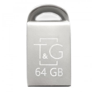 USB флеш 64GB T&G 107 Metal Series Silver (TG107-64G)