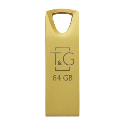 USB флеш 64GB T&G 117 Metal Series Gold (TG117GD-64G)