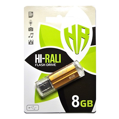 USB флеш 8GB Hi-Rali Corsair Series Bronze (HI-8GBCORBR)