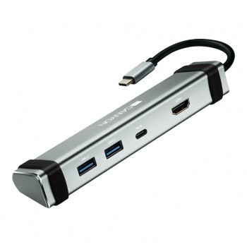 USB-хаб CANYON USB Type-C to Type-C PD + 2*USB3.0 + HDMI 4K/30fps (CNS-TDS03DG)
