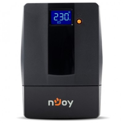 ДБЖ NJOY Horus Plus 600 (PWUP-LI060H1-AZ01B) Lin.int., AVR, 2 x евро, USB, LCD, пластик