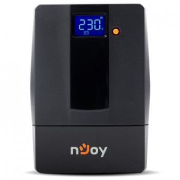 ДБЖ NJOY Horus Plus 800 (PWUP-LI080H1-AZ01B) Lin.int., AVR, 2 x евро, USB, LCD, пластик