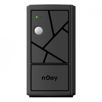 ДБЖ NJOY Keen 600 (UPLI-LI060KU-CG01B) Lin.int., AVR, 2 x евро, USB, пластик