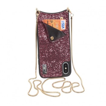 Чехол Glitter Wallet Apple iPhone Xs Max Pink (703623) (703623) BeCover