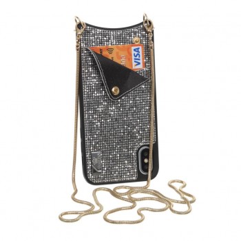 Чехол Glitter Wallet Apple iPhone Xs Max Silver (703624) (703624) BeCover