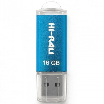 USB флеш 16GB Hi-Rali Rocket Series Blue (HI-16GBVCBL)