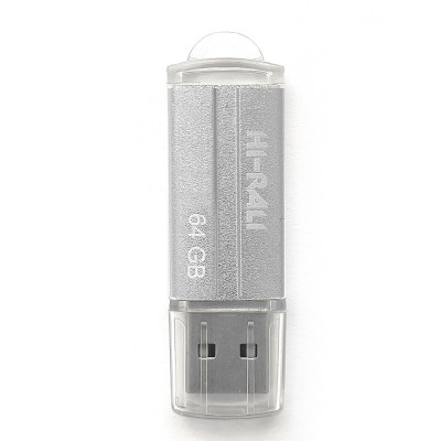 USB флеш 64GB Hi-Rali Corsair Series Silver (HI-64GBCORSL)