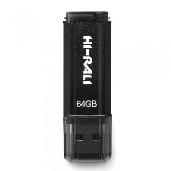 USB флеш 64GB Hi-Rali Stark Series Black (HI-64GBSTBK)
