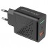 Зарядний пристрій Grand-X (CH-650) Fast Charge 3-в-1  QC3.0, FCP, AFC, (1хUSB, 18W) Black