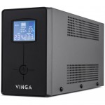 ДБЖ Vinga LED 1200VA ( VPC-1200PRM3 ) LCD Metal