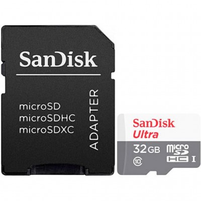 Карта пам'яті 32GB microSD class 10 Ultra Light SANDISK (SDSQUNR-032G-GN3MA)