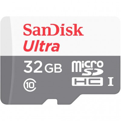 Карта пам'яті 32GB microSD class 10 Ultra Light SANDISK (SDSQUNR-032G-GN3MN)