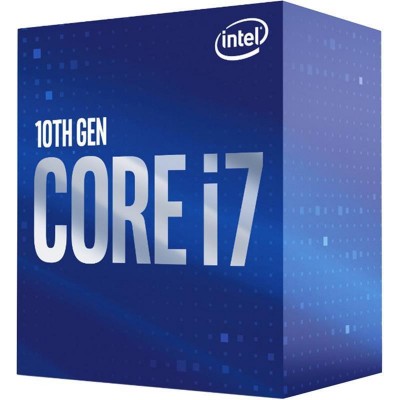 Процесор Core™ i7 10700 (BX8070110700) 8 ядер.  число потоків: 16, 2.9GHz, 4.8GHz, Intel UHD 630, 16Mb, 14nm, 65W, BOX,