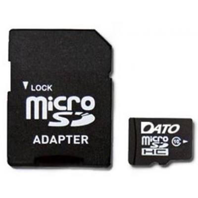 Карта пам'яті MicroSDHC 32GB UHS-I Class 10 Dato + SD-adapter (DTTF032GUIC10)