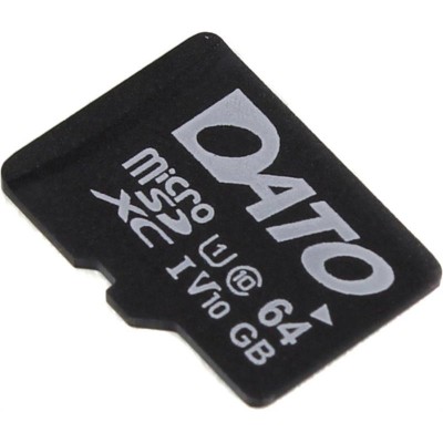 Карта пам'яті MicroSDHC 64GB UHS-I Class 10 Dato + SD-adapter (DTTF064GUIC10)