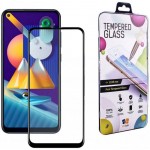 Скло захисне  Drobak Ceramics Samsung Galaxy M11 (Black) (121234) (121234)